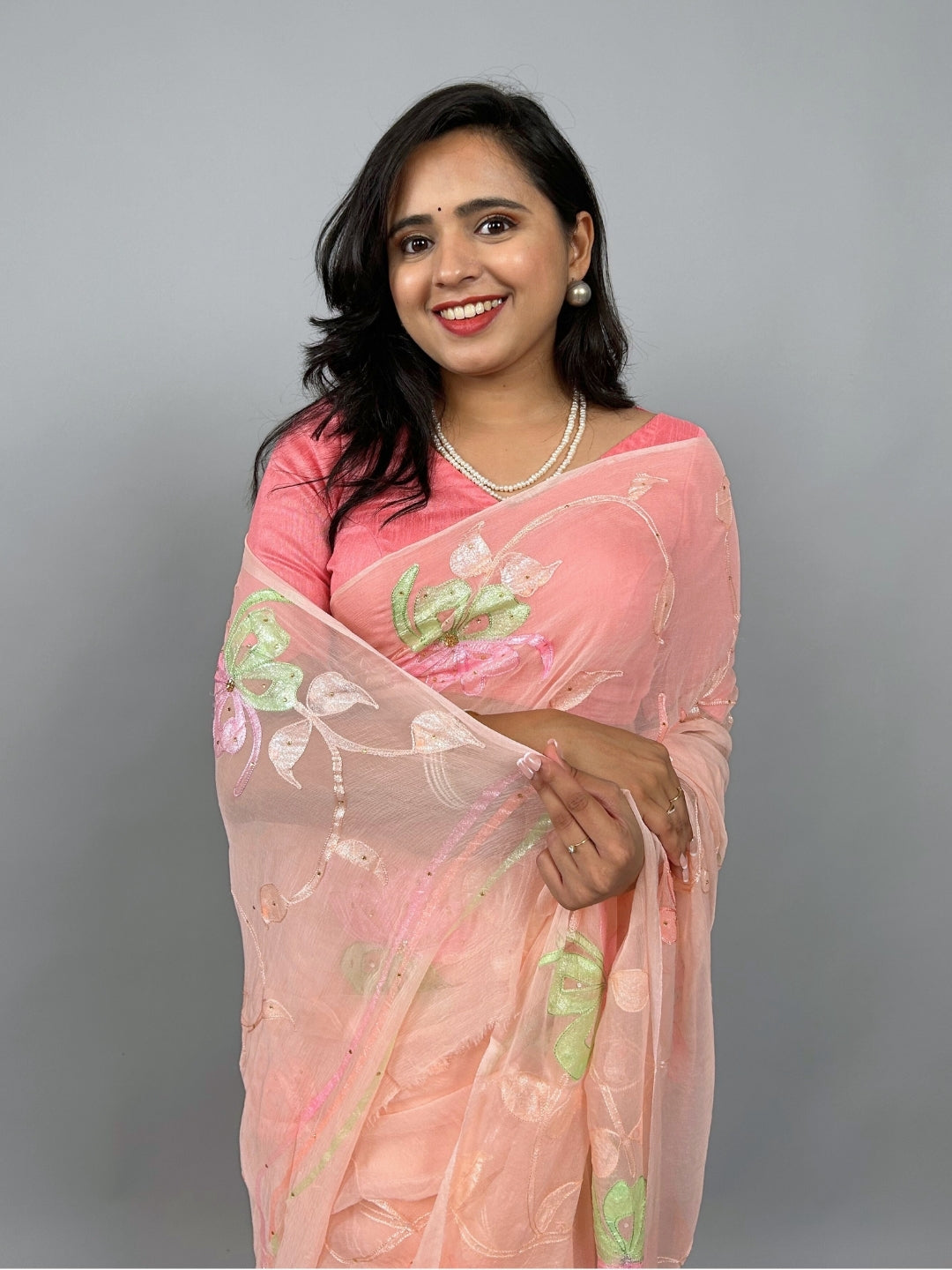 Mrunal- Peach