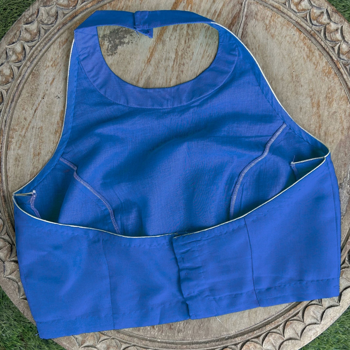 Soiree Blouse - Navy Blue