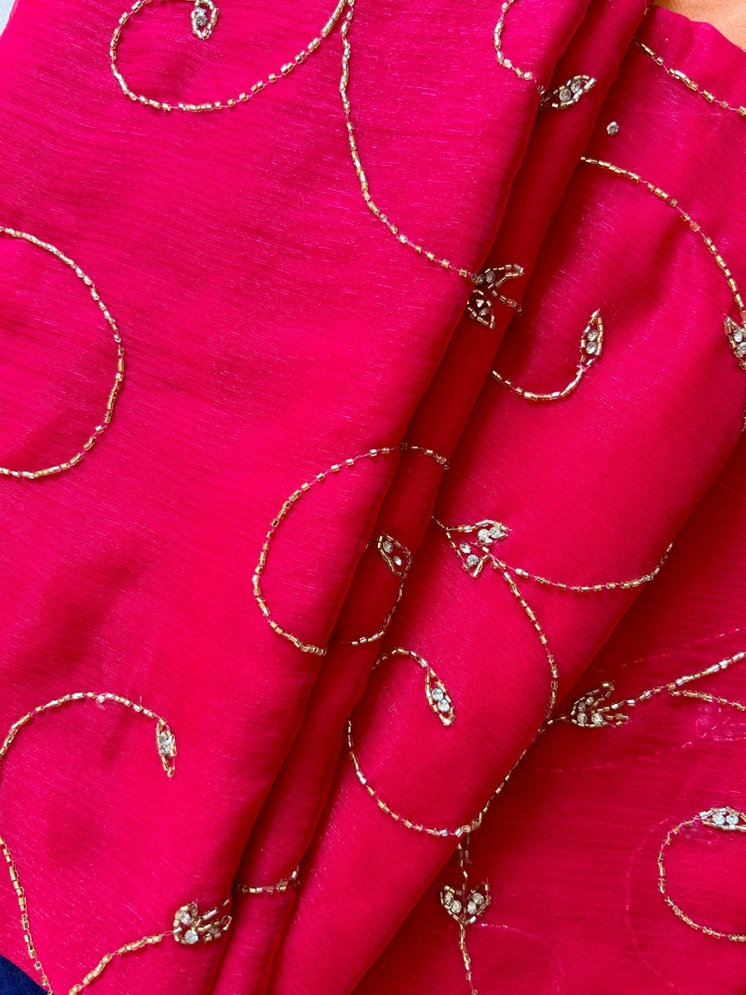 Banno Tera Swagger- Rani Pink Pre-Pleated Saree