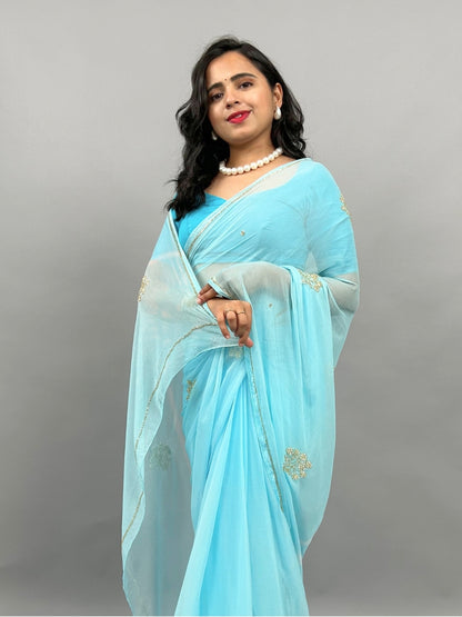 Juhi- Sky Blue