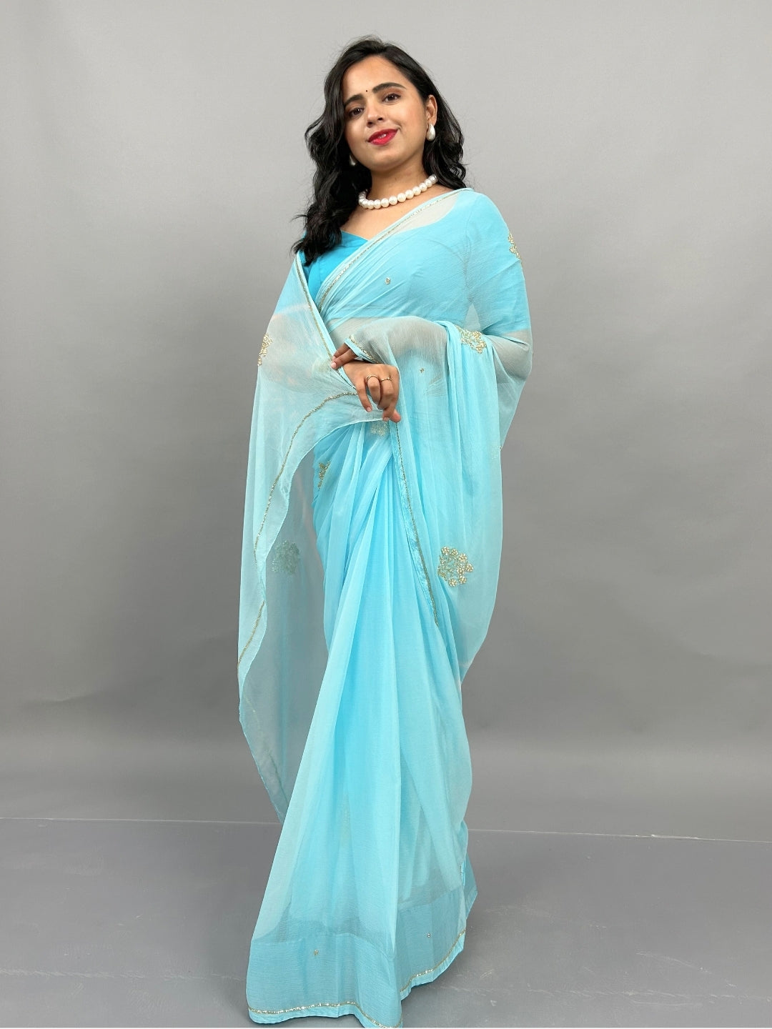 Juhi- Sky Blue