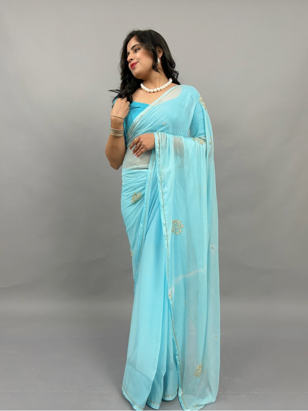 Juhi- Sky Blue