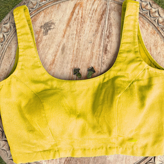 Chic Blouse - Lemon Yellow