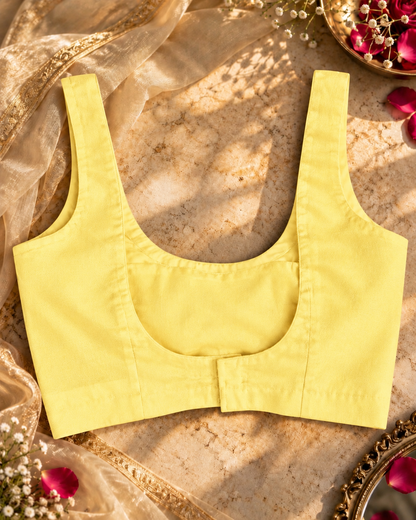 Chic Blouse - Lemon Yellow