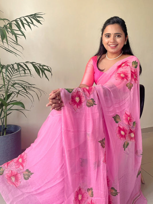 Gudhal ka Phool - Rosy Pink