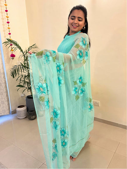 Gudhal ka Phool - Teal