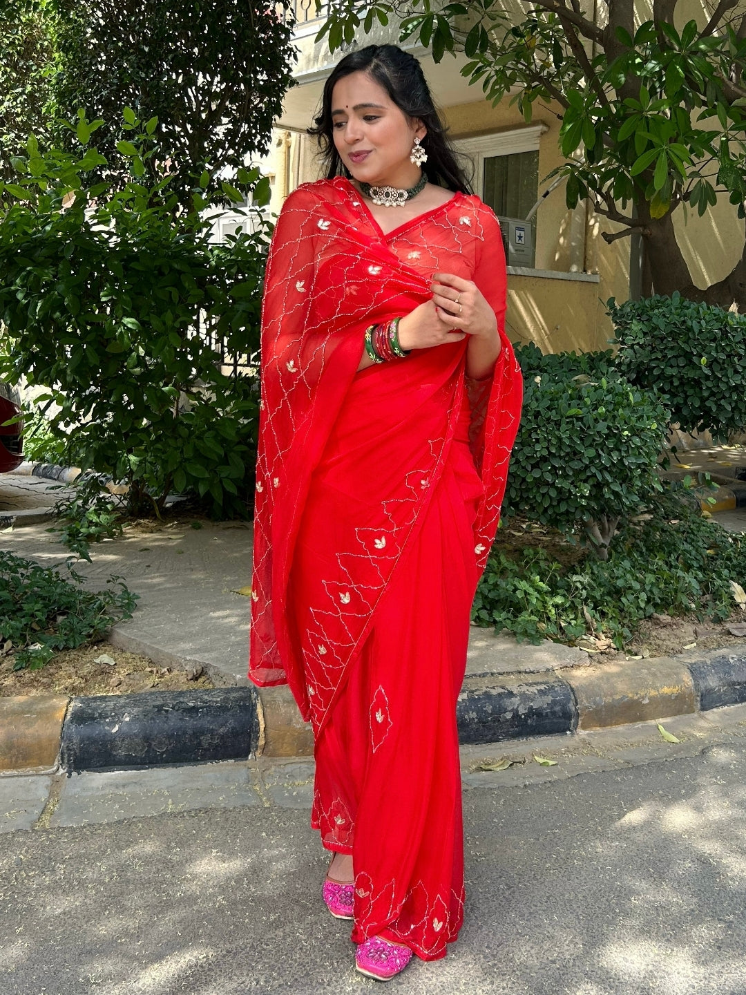 Jugni- Festive Red