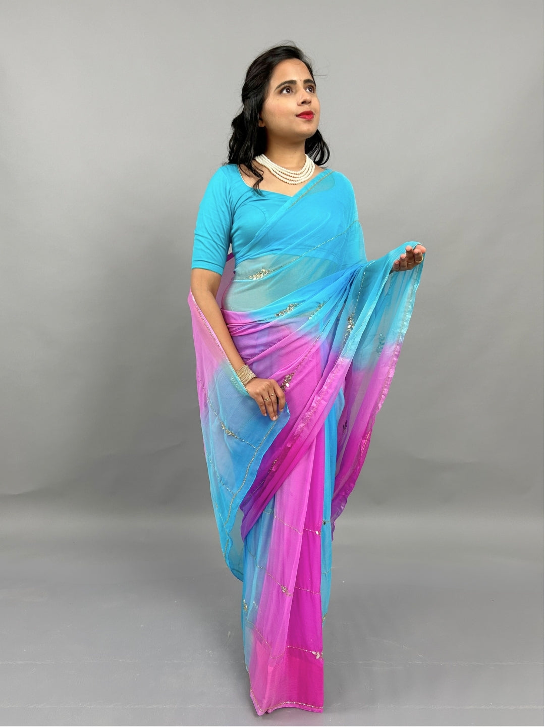 Rani- Pink and blue