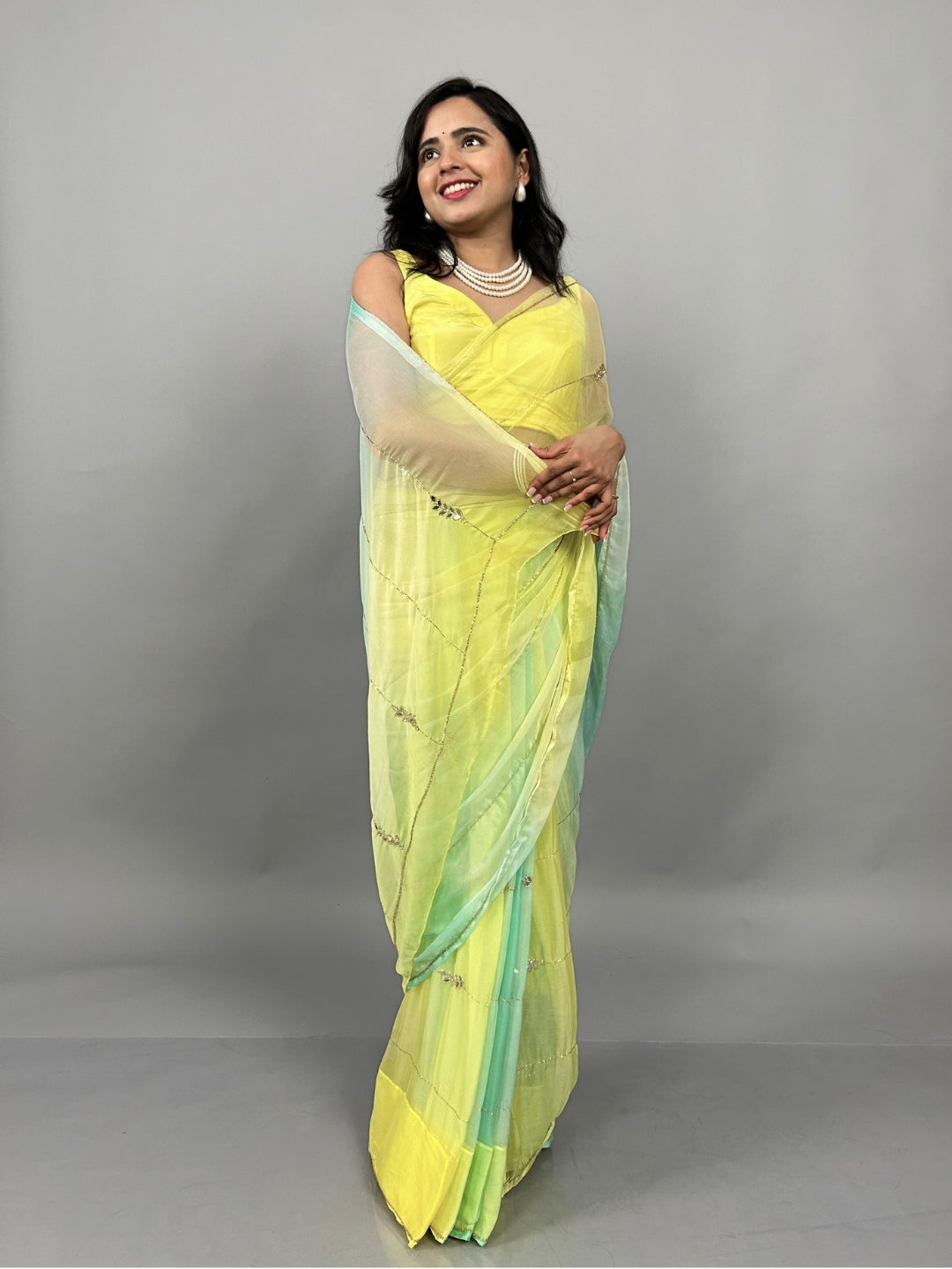 Rani- Yellow and blue