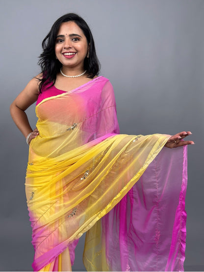 Rani- Yellow and pink