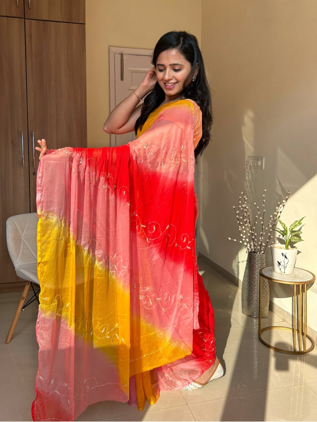 Rani- Yellow and Red