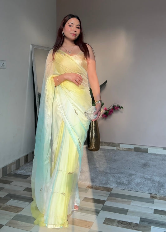 Rani- Yellow and blue