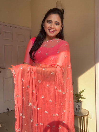 Sitaron ki Mehfil- Salmon Pink