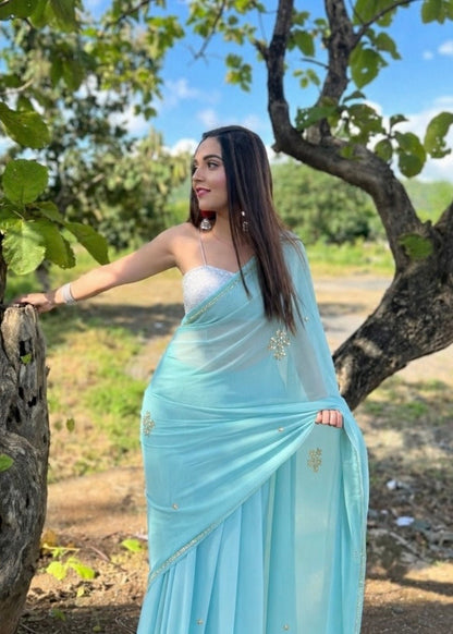 Juhi- Sky Blue