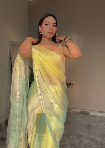 Rani- Yellow and blue