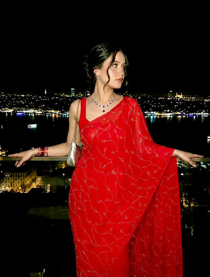 Raina- Scarlet Red