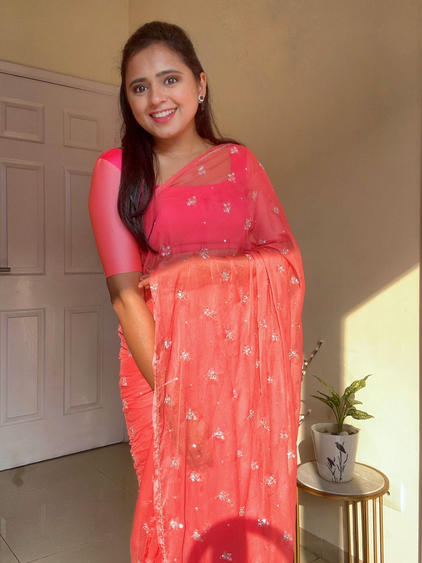 Sitaron ki Mehfil- Salmon Pink