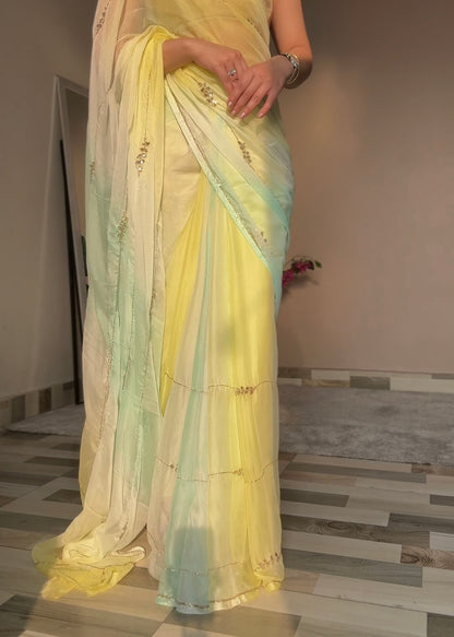 Rani- Yellow and blue