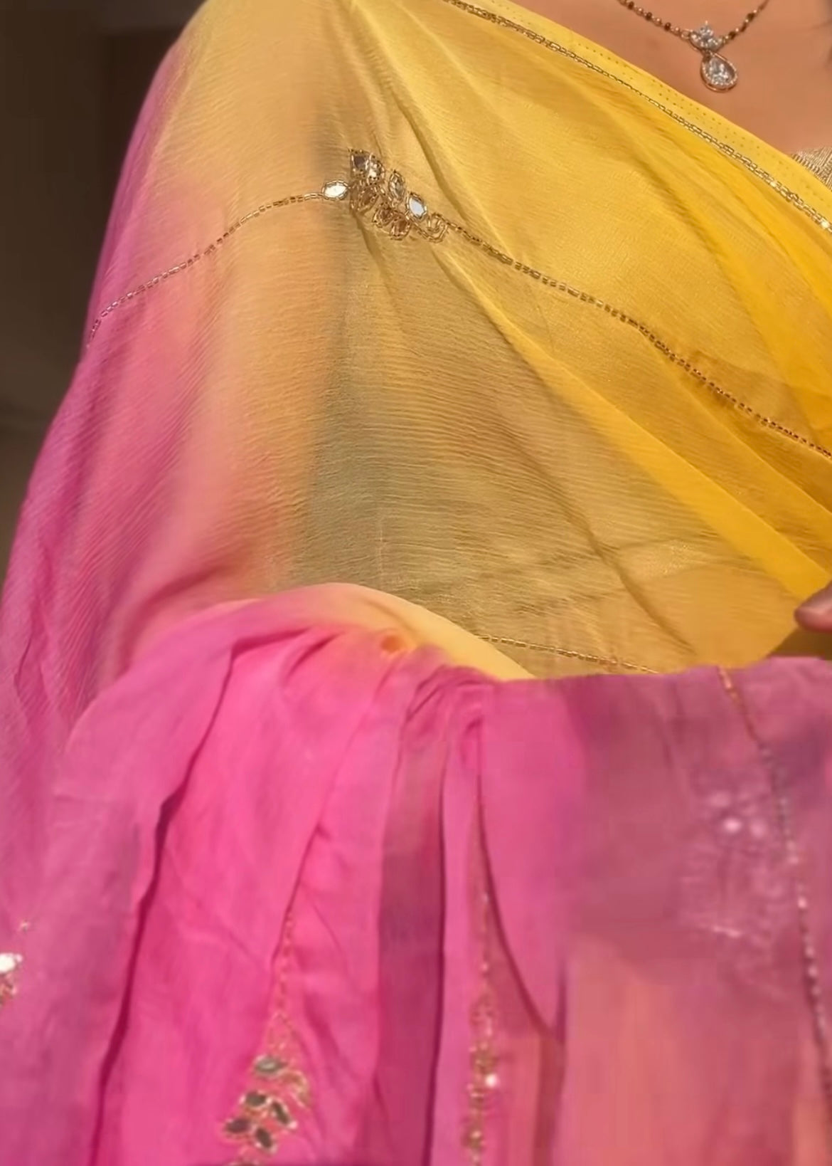 Rani- Yellow and pink