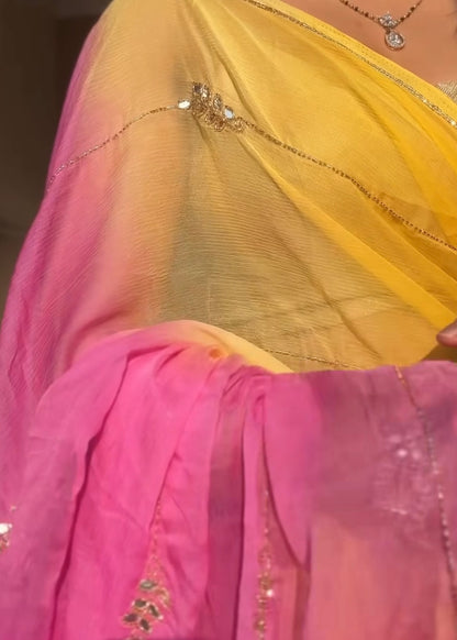 Rani- Yellow and pink