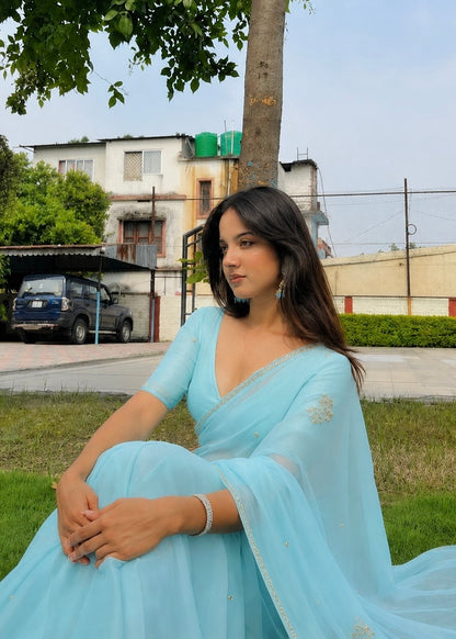 Juhi- Sky Blue