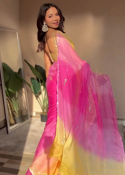 Rani- Yellow and pink