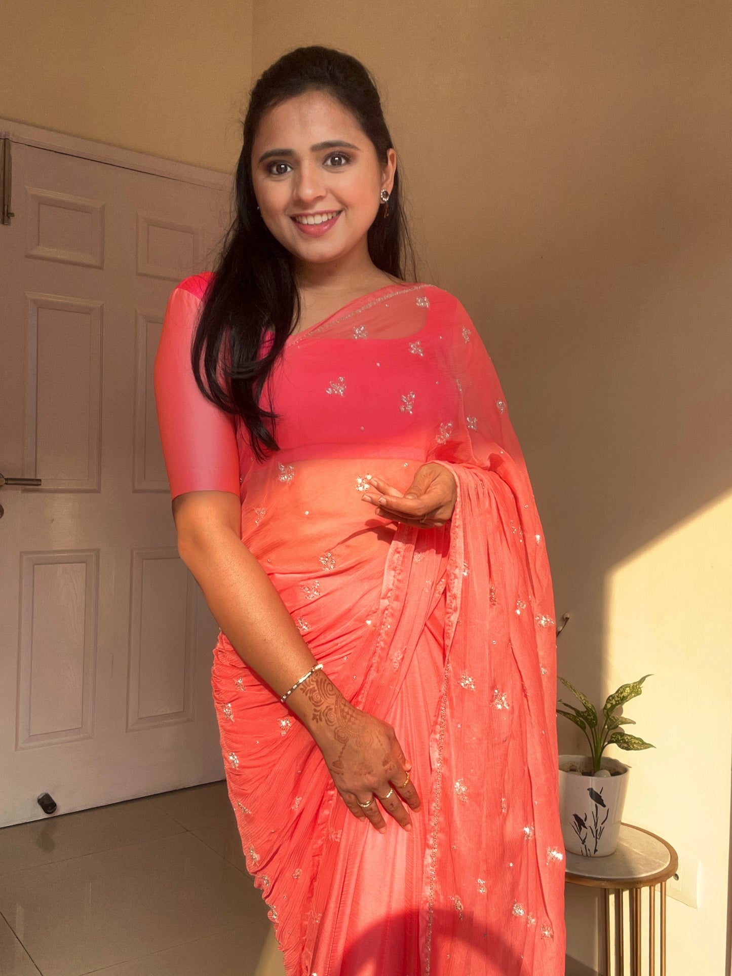 Sitaron ki Mehfil- Salmon Pink