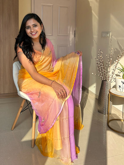 Rani- Orange and Purple
