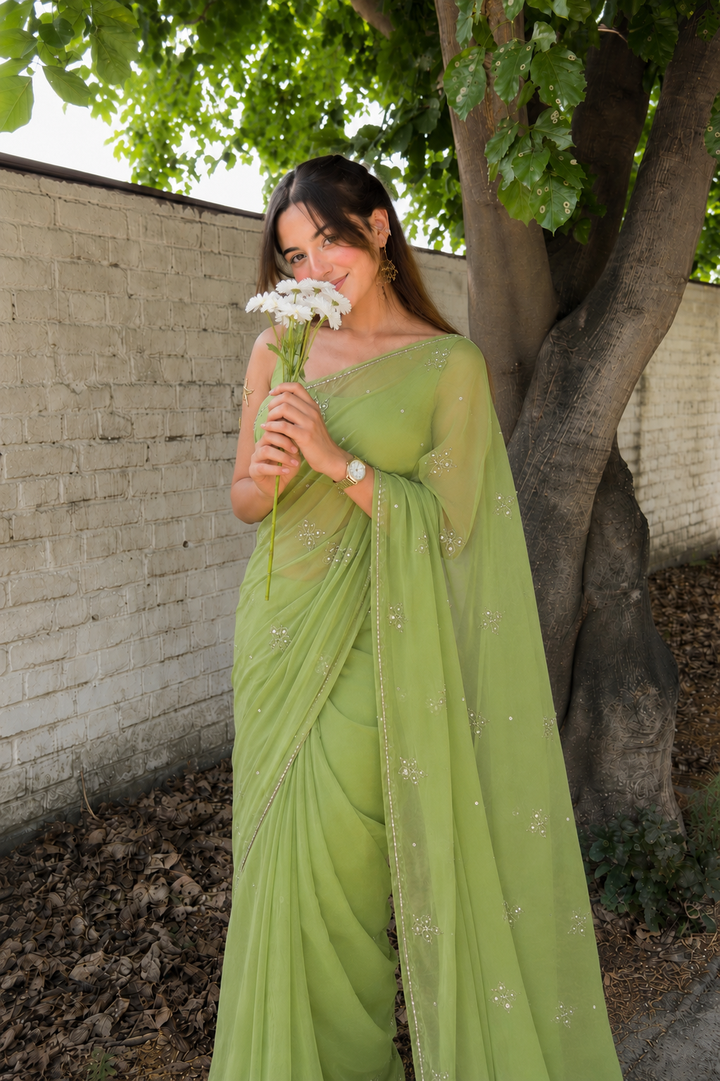 Sitaron ki Mehfil- Sage Green