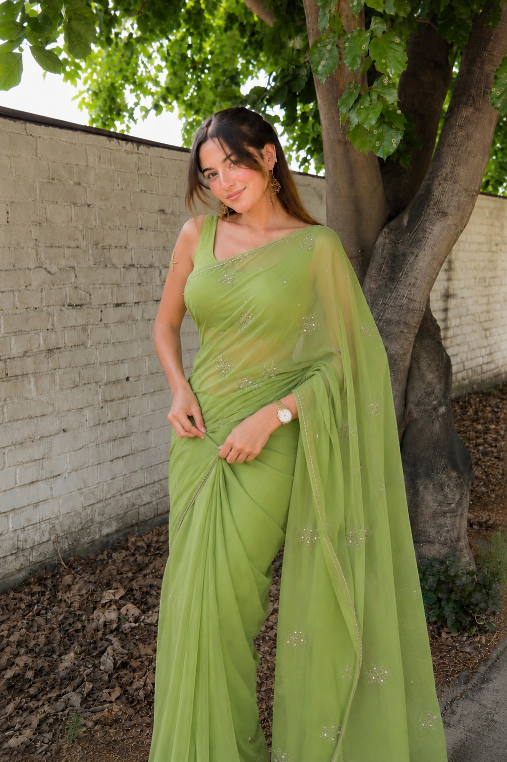 Sitaron ki Mehfil- Sage Green
