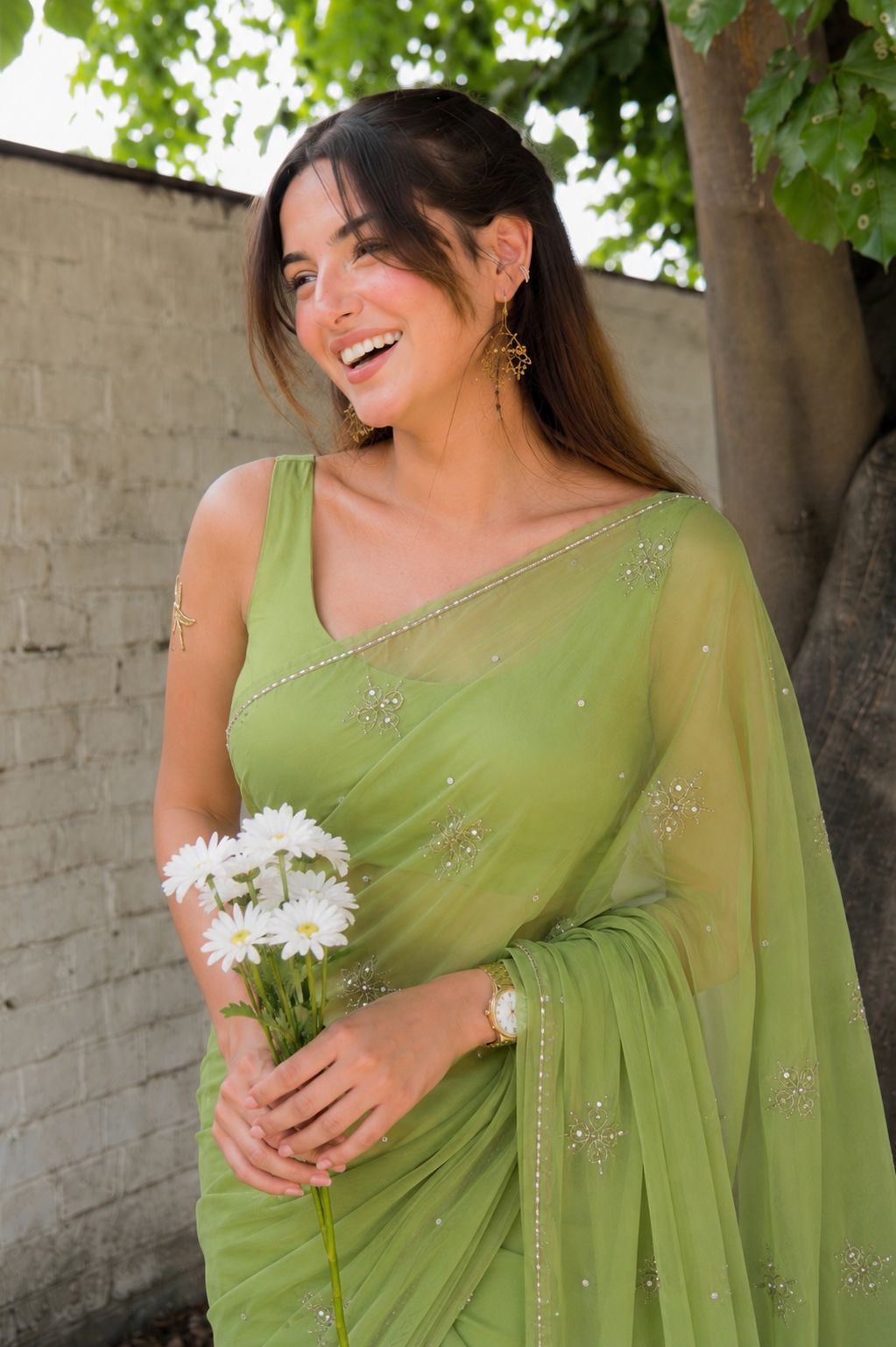 Sitaron ki Mehfil- Sage Green
