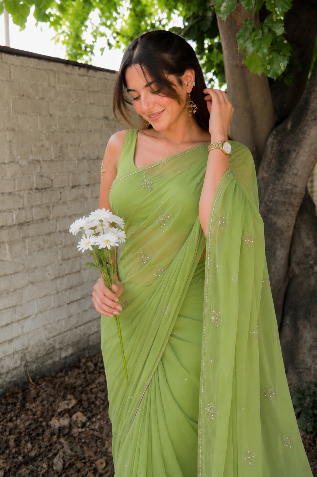 Sitaron ki Mehfil- Sage Green