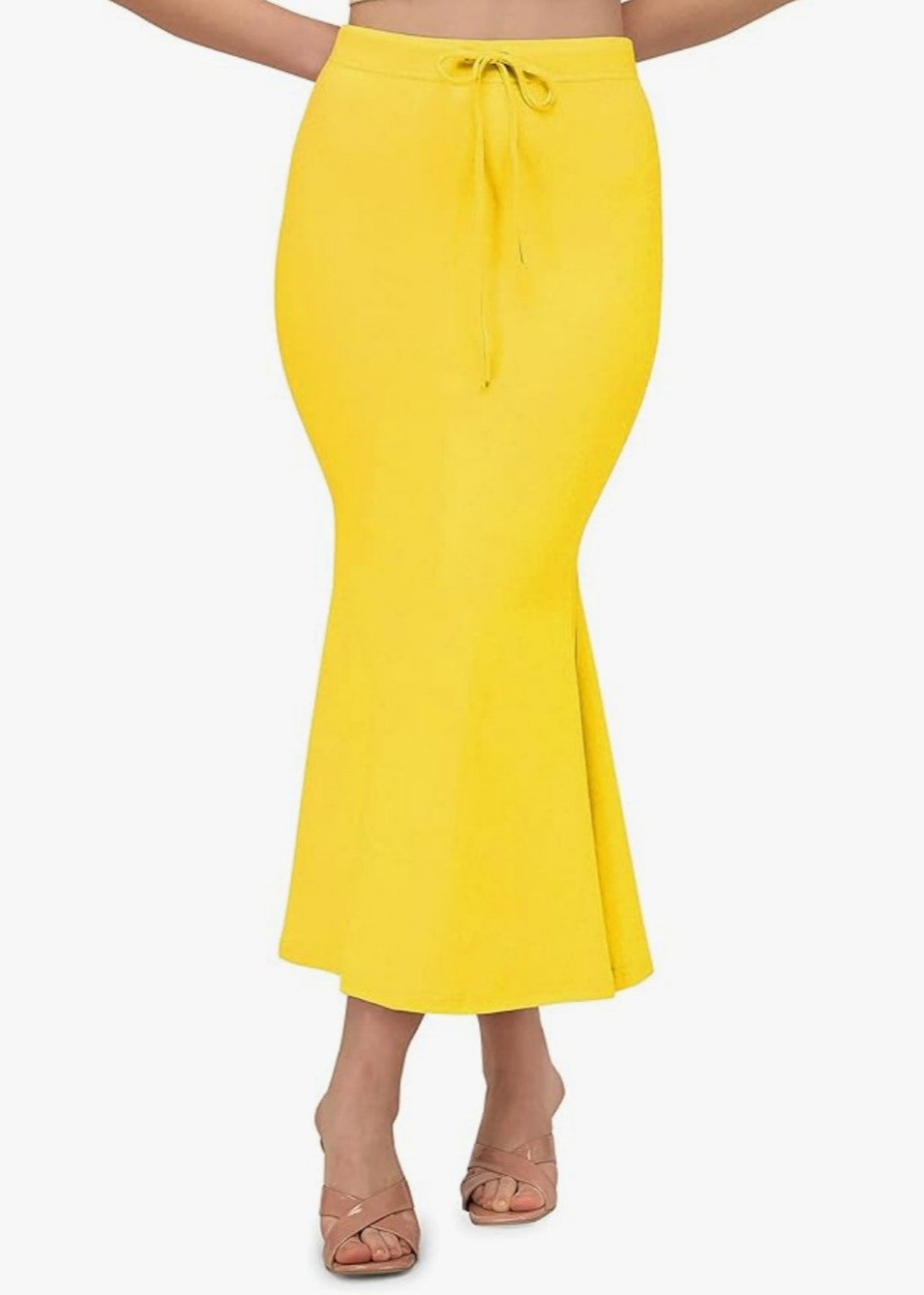 Saree Shapewear- Lemon Yellow