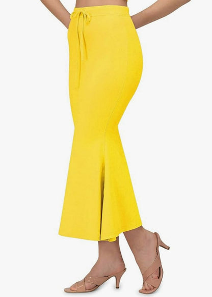 Saree Shapewear- Lemon Yellow