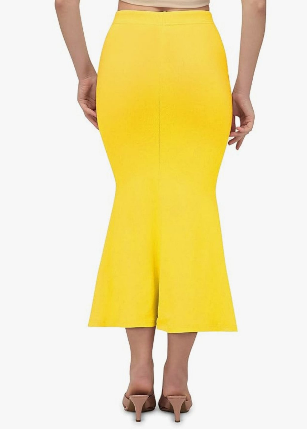 Saree Shapewear- Lemon Yellow